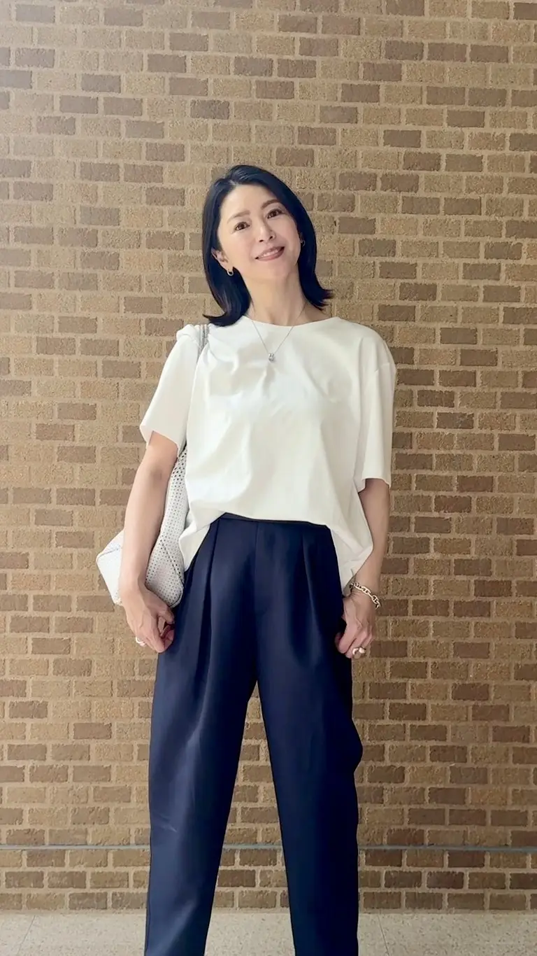 大人のきれいめチノパン💙_1_7