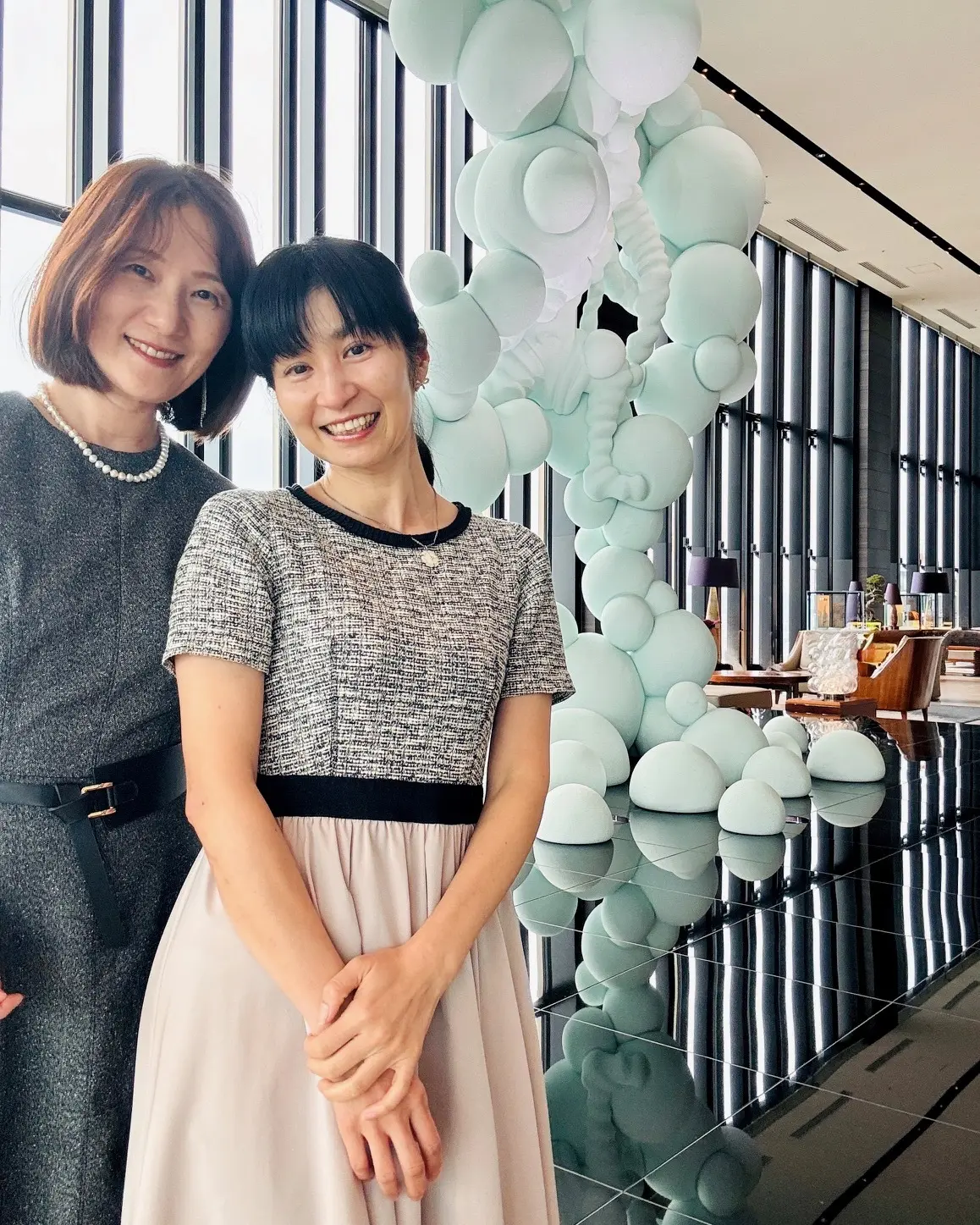 たまにはモードなワンピで！絶景ホテルでのランチ会へ_1_17