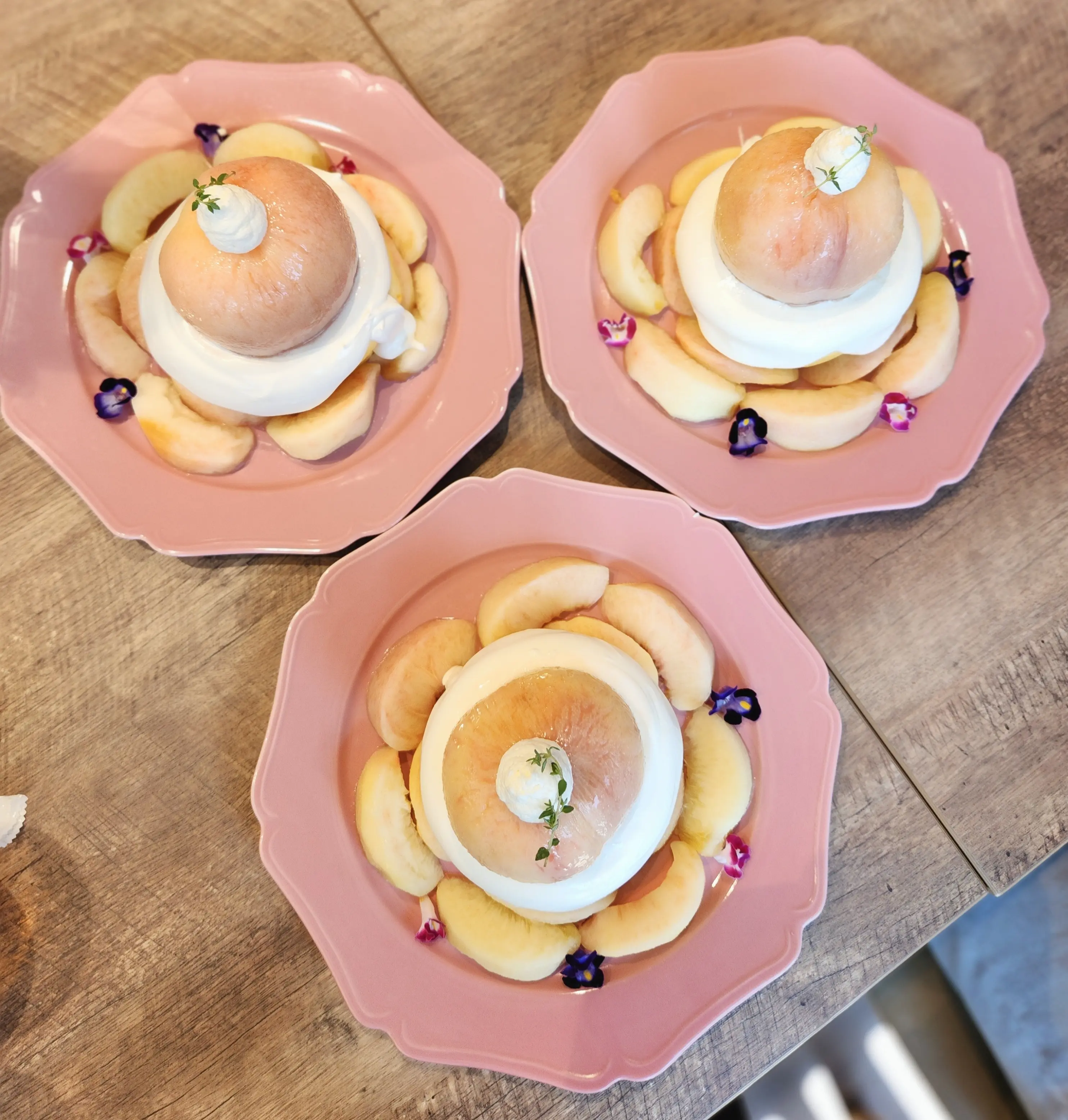 上から見ても可愛いパンケーキ