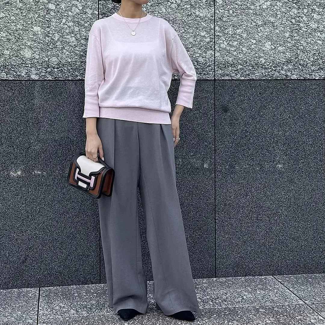 【50代ファッション・E by eclat】品よく快適！スタイルに自信の持てる〈E by eclat〉の最強パンツ_1_7