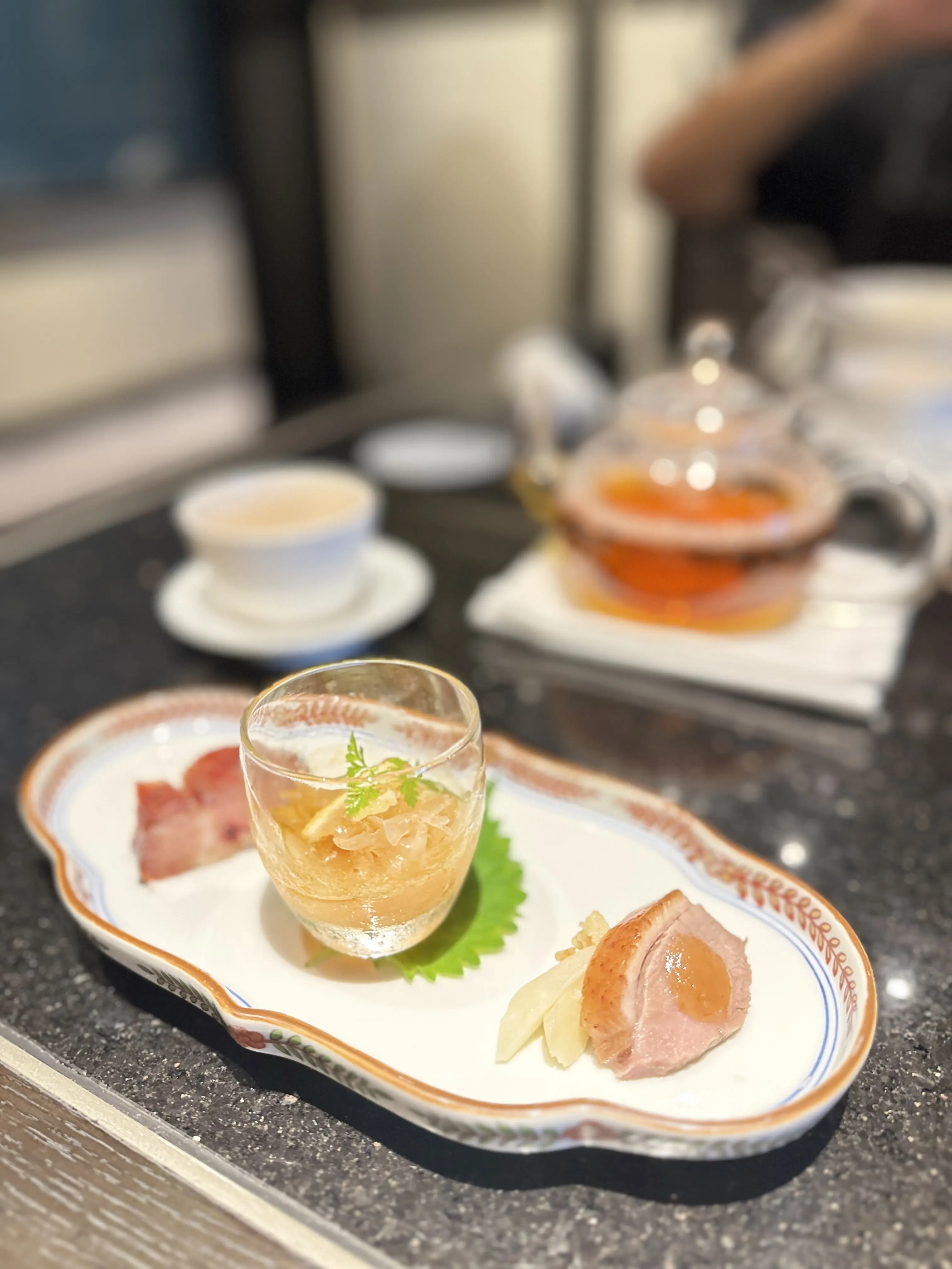 ケープデザインパンツスーツで恵比寿ウェスティンホテル中華ランチ_1_4-1