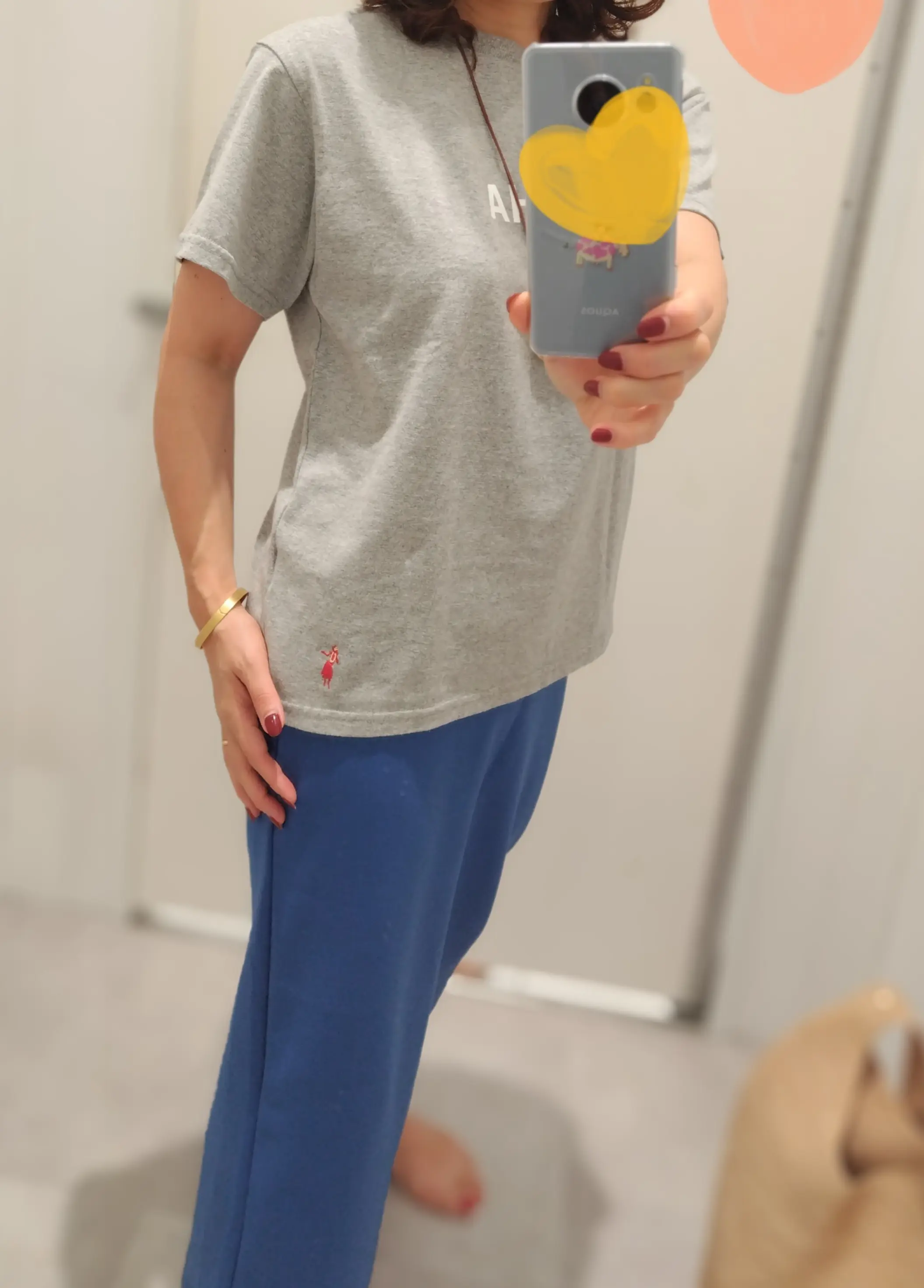 UNIQLO　クレープジャージーナロースカート　SUNSHINE+CLOUD