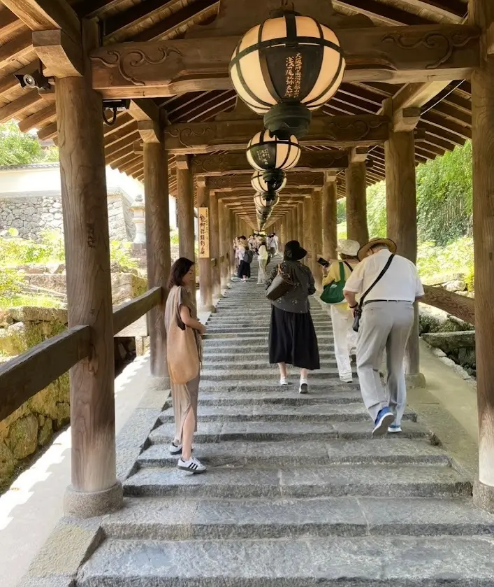西国八番霊場　総本山 長谷寺　登廊