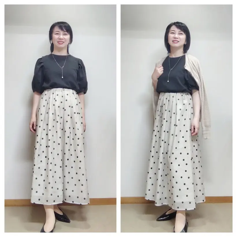 10月初旬。アラフィフ秘書お仕事毎日服_1_5