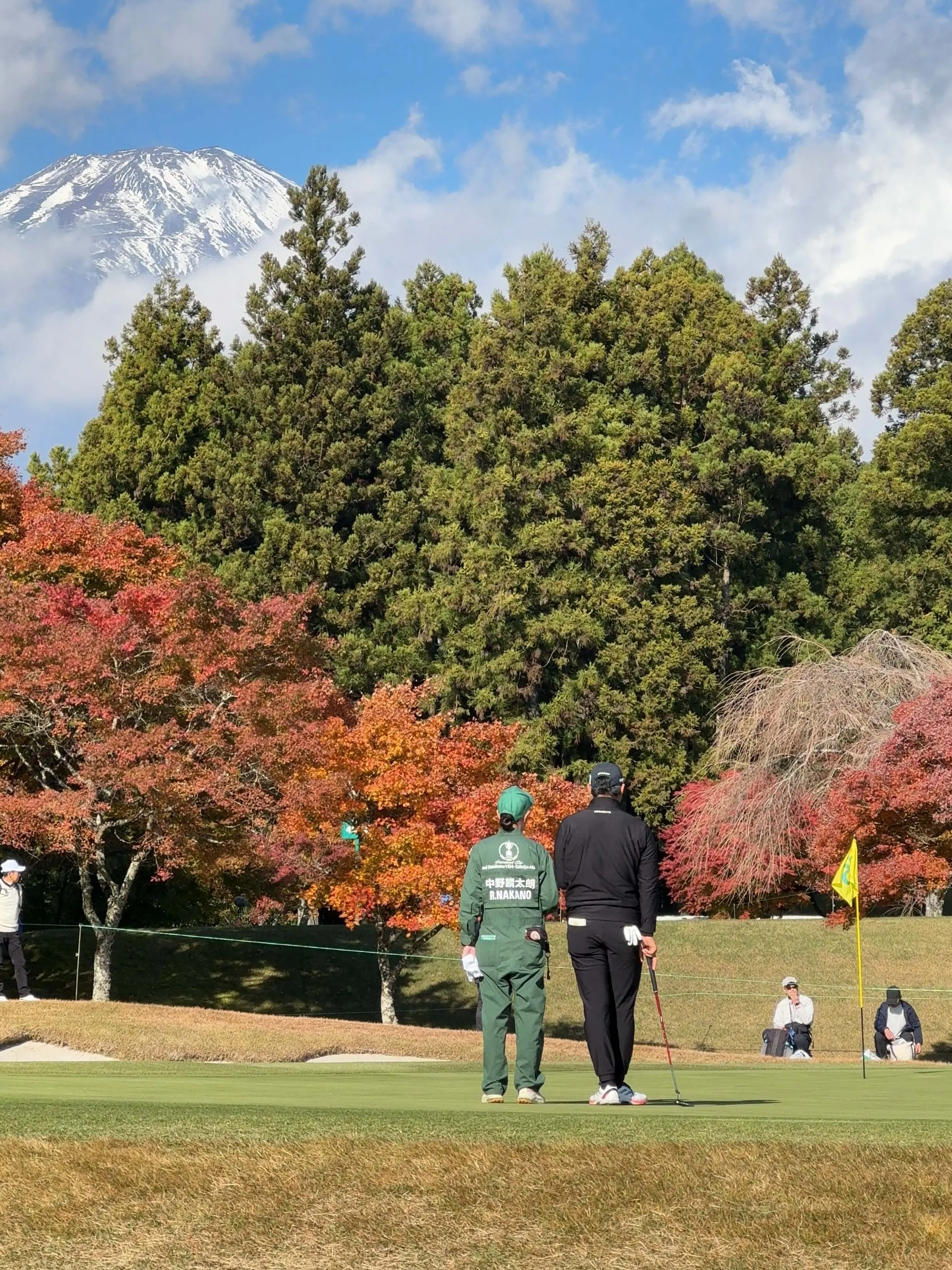 三井住友太平洋マスターズ　ゴルフトーナメント　試合風景