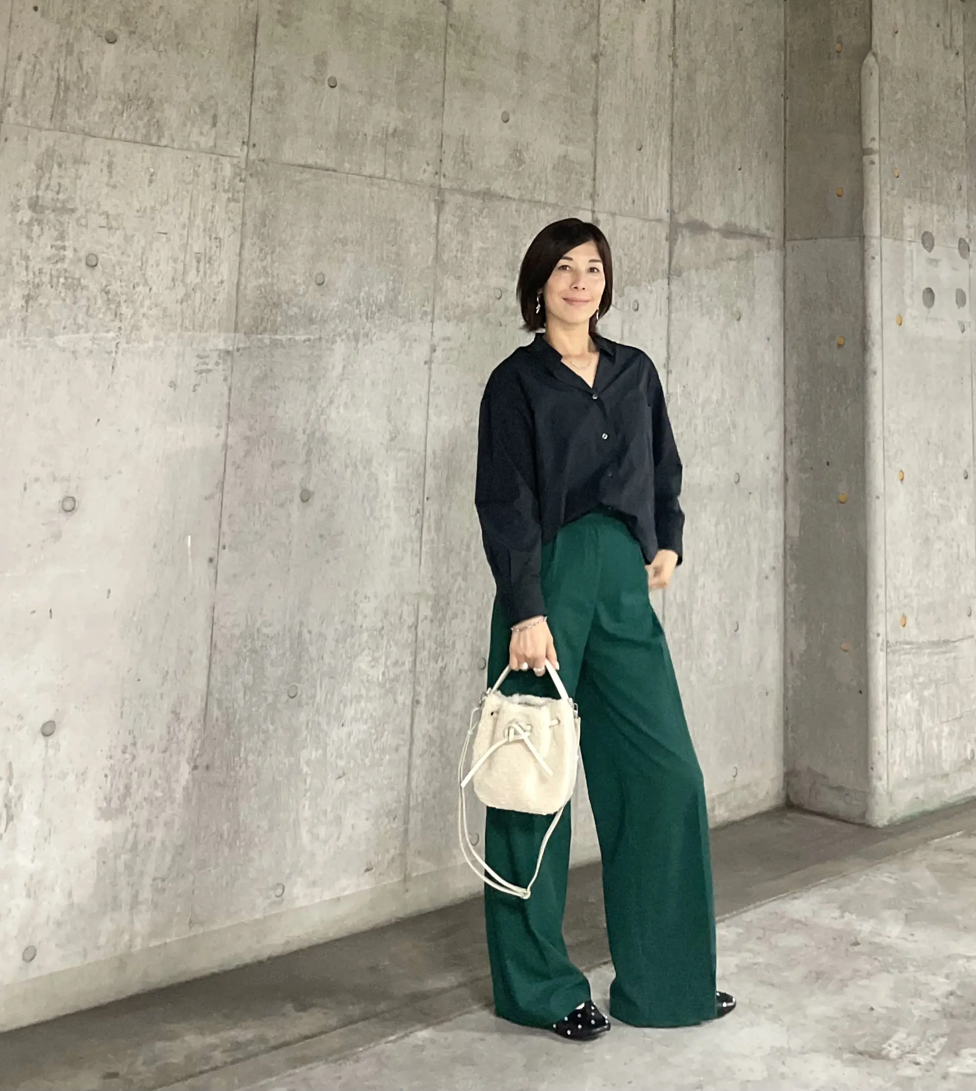 ZARA✖️UNIQLOUのゆるっとハンサムコーデは小物で遊ぶ_1_1