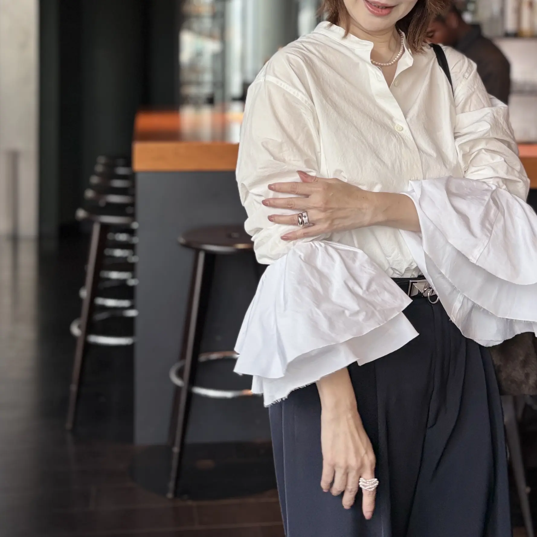 青山ランチと、今日の装い_1_5