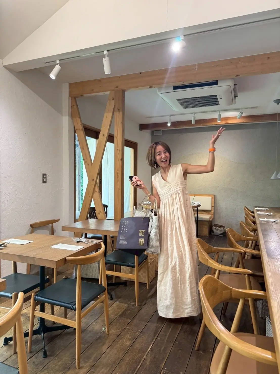夏の涼やかリネンワンピース2styling_1_10