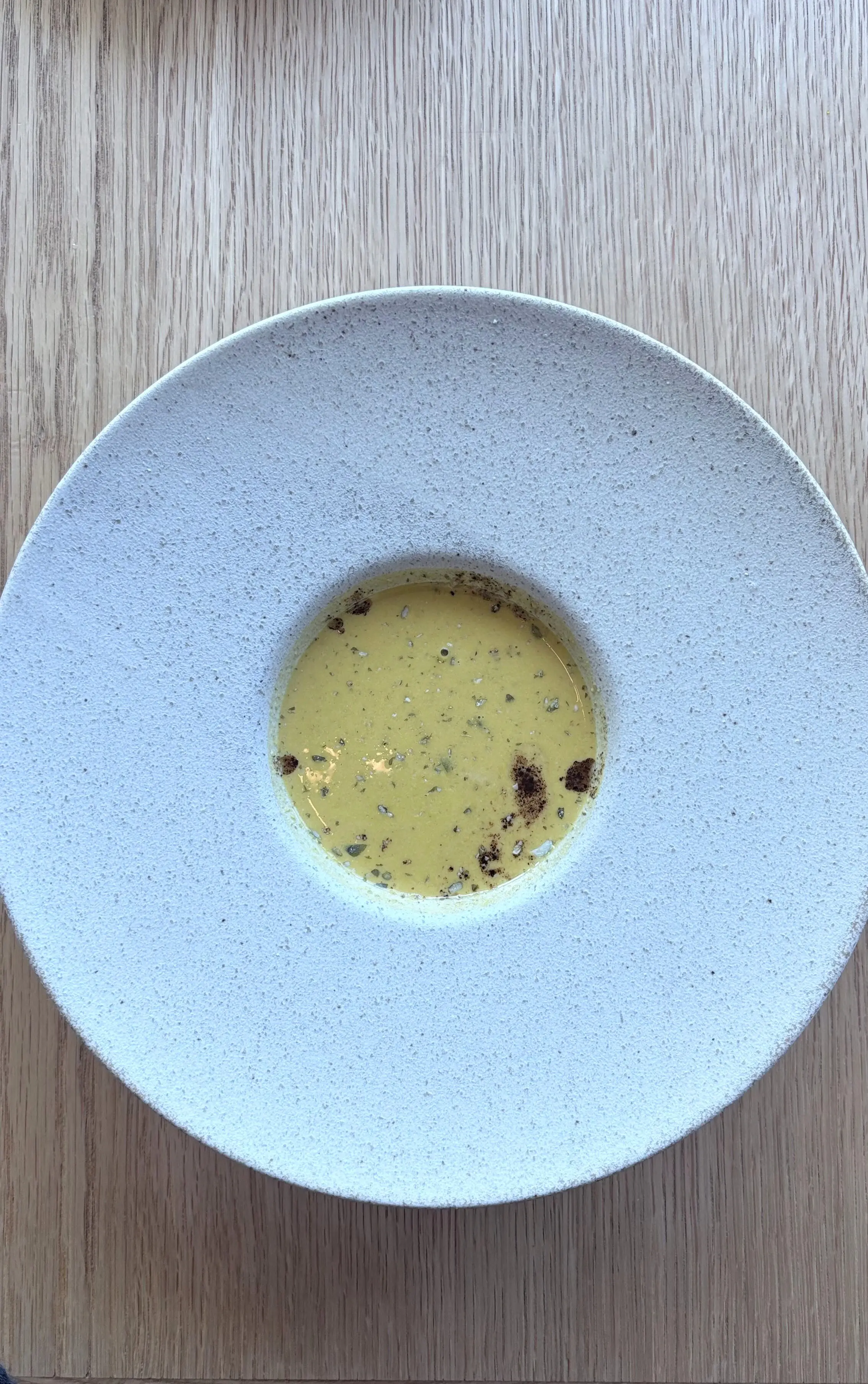 かぼちゃのポタージュスープ/スパイスオイル