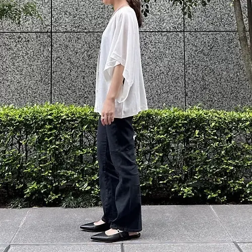 50代の猛暑にはシルクが最適!風通し抜群のE by eclat「【前後2WAY】シルク混ニットカーディガン」_1_4