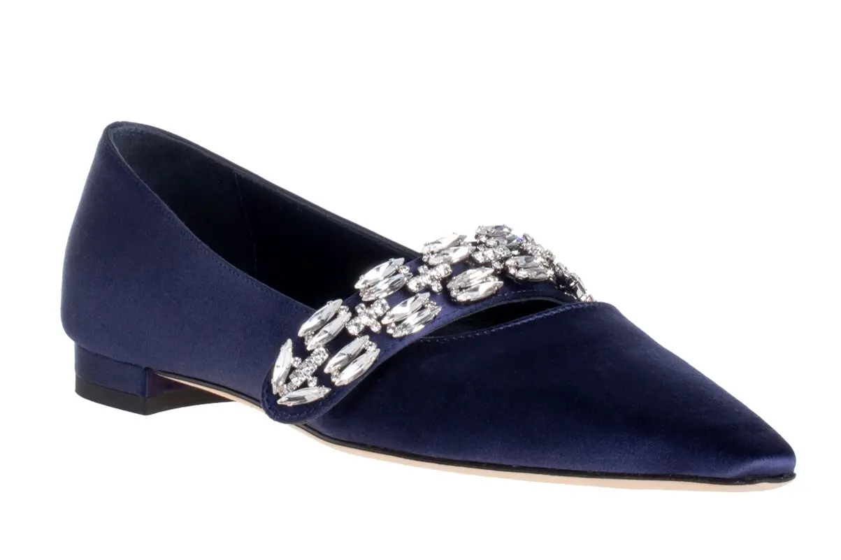 マノロ ブラニク　TAMOLFLAT／タモルフラット ヒール高さ:1cm 価格257,400 