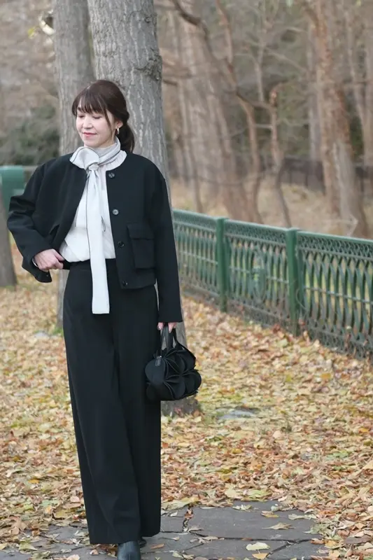 ソワレ・ドゥ・エクラに参加した時と同じコーデ（足元のみブーツに変更）