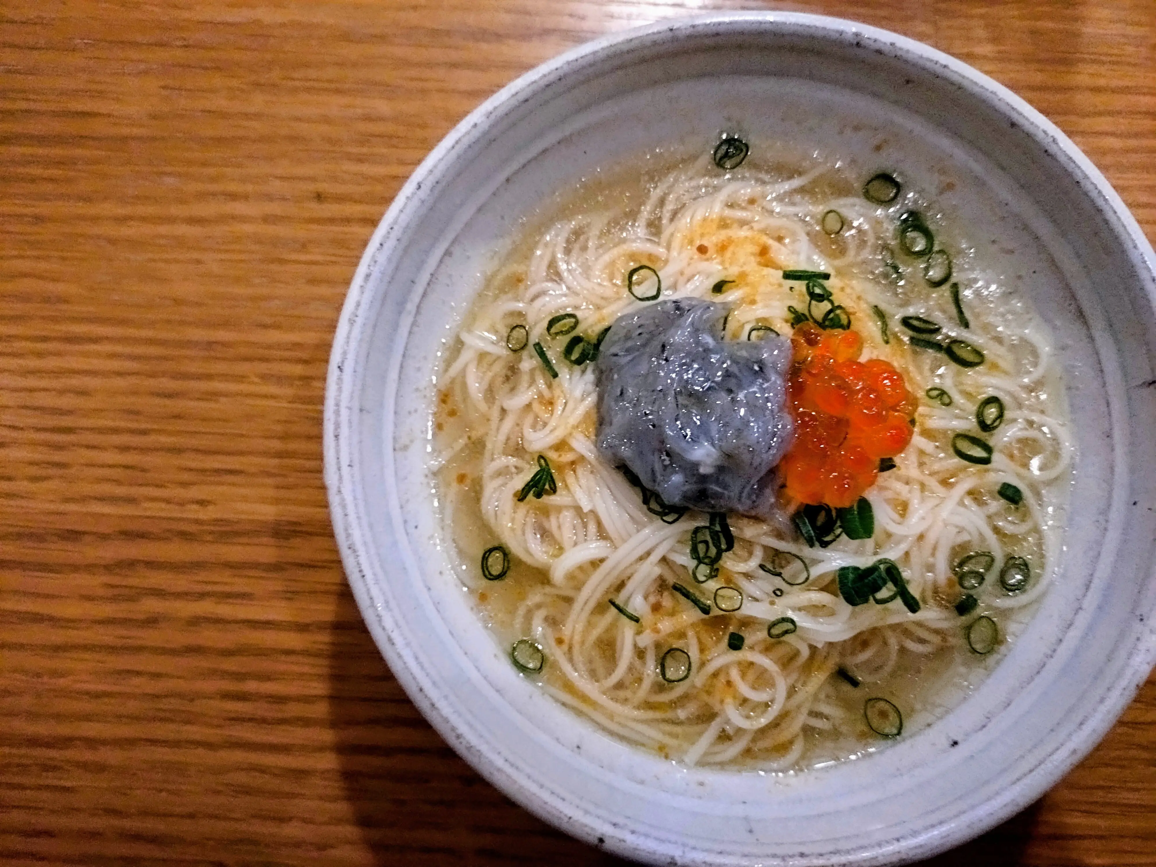 富山県の名物「大門素麺」を使った冷製ヌードル