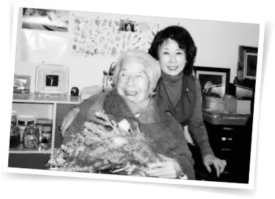 介護中に迎えた母・あぐりさんの103歳の誕生日。