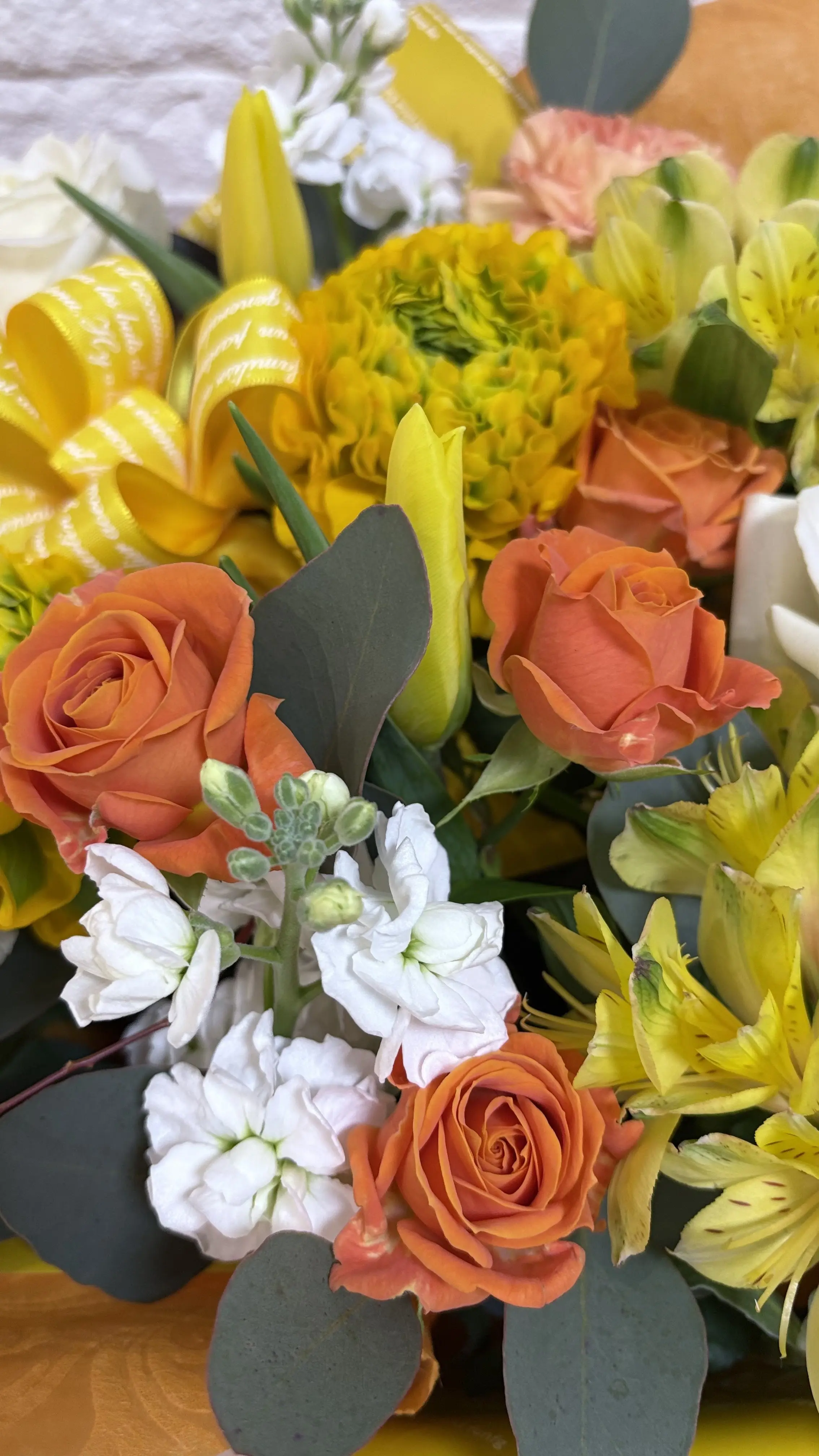 お誕生日プレゼント　フラワーアレンジメント