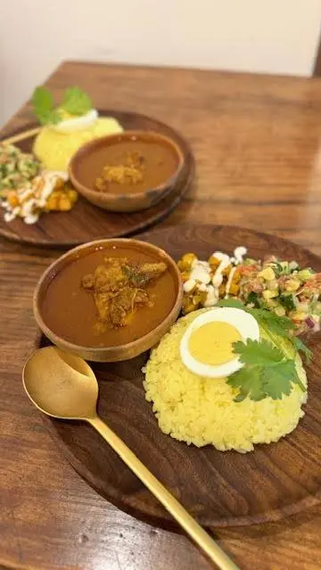 竹林カフェ　カレーランチ