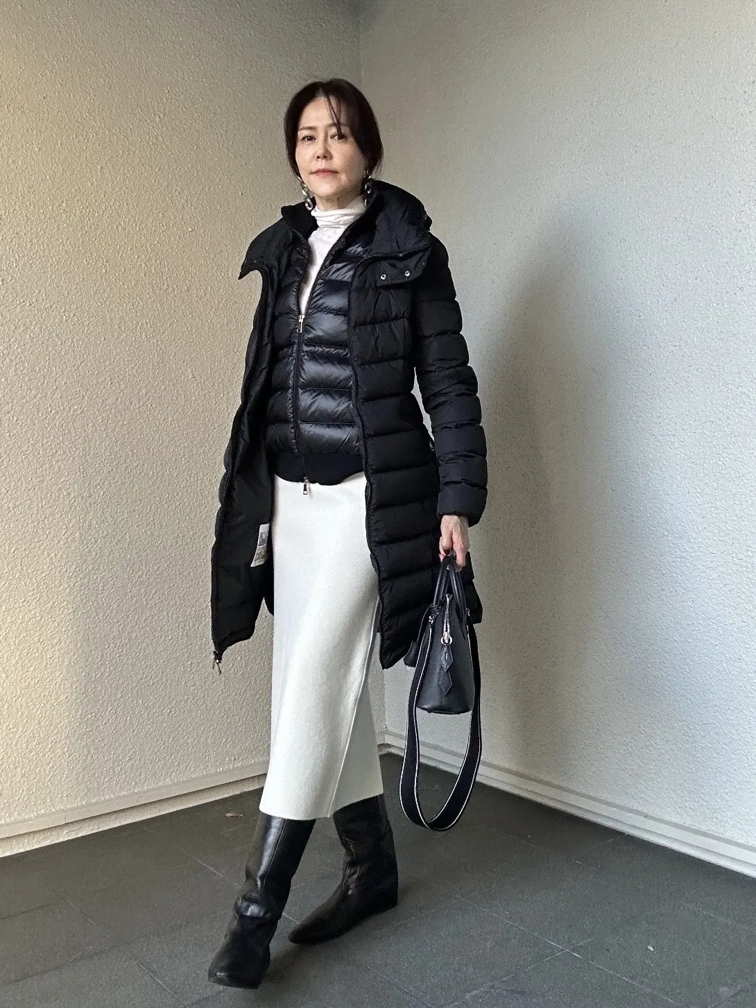 モンクレール ダウンニットカーディガン