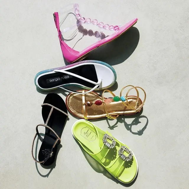 ジャンビトロッシときめきピンクサンダル