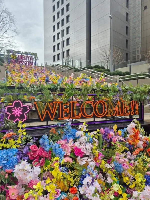 GUのデニムシャツでミッドタウン日比谷のフラワーイベントへ🌸_1_4