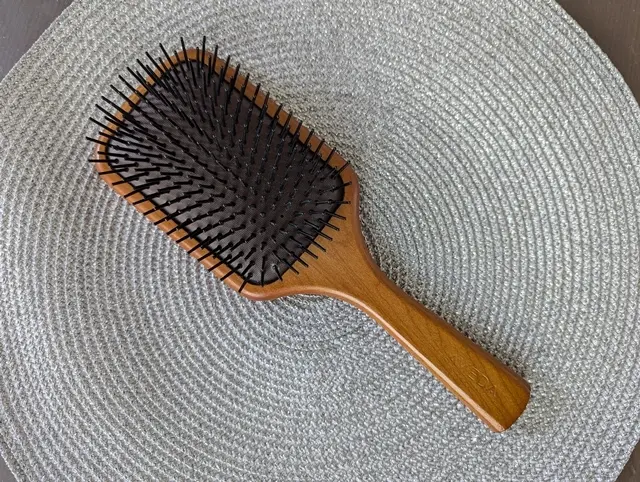 愛用しているAVEDAパドルブラシ