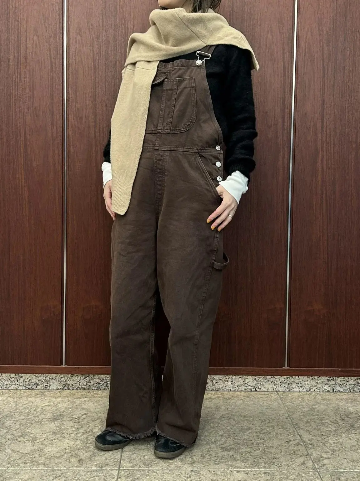 巻くだけでお洒落に変身♪都会的な抜け感を演出できる 「PROTAGONISTA・カーディガン風ストール」【50代ファッション】_1_11