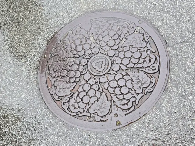 ぶどうのマンホール