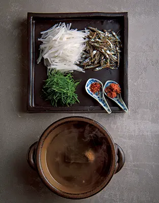 料理研究家 松田美智子さんの大根とごまめ、梅干しの鍋レシピ
