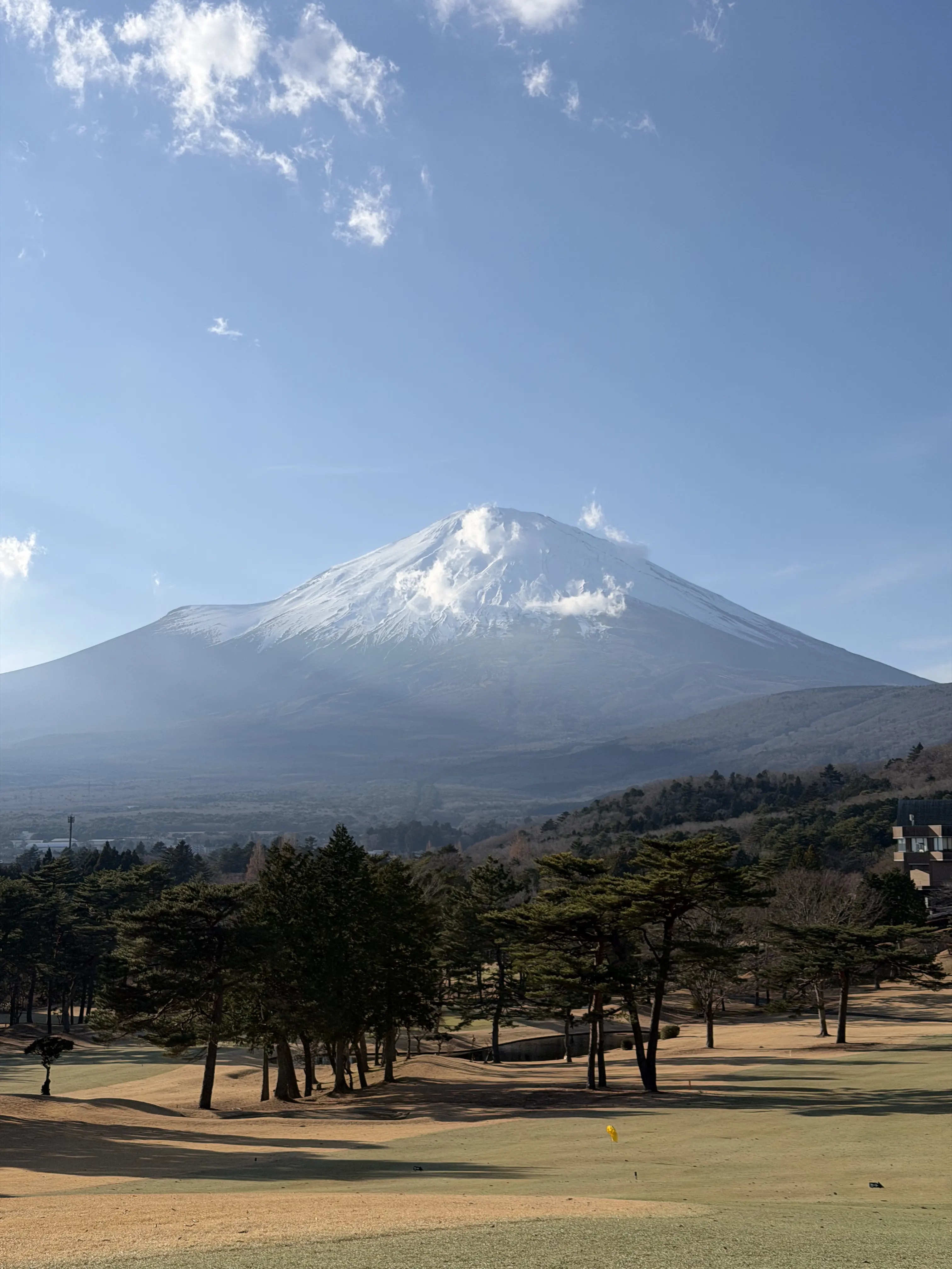 ゴルフコース　富士山