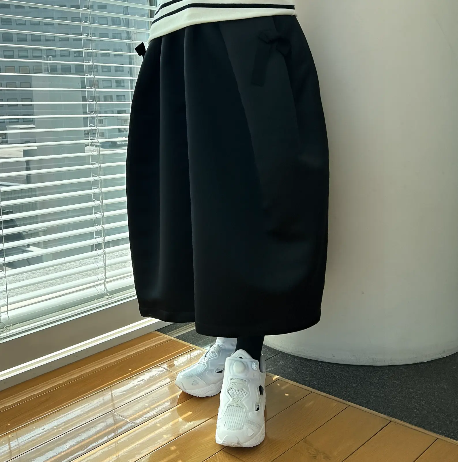 リーボック インスタ ポンプフューリー 95 スニーカーコーデ エクラ編集部の愛用スニーカー