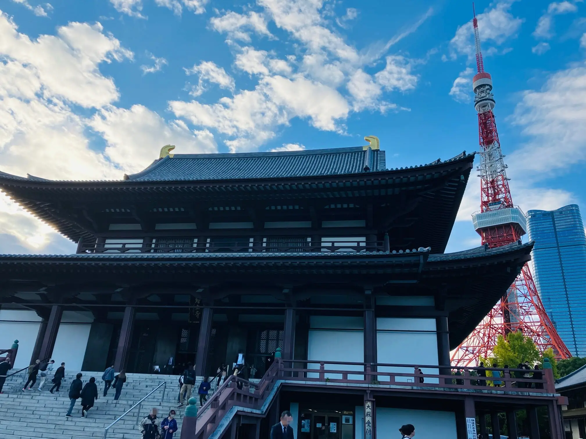 増上寺　東京タワー　寺カフェ　モンブラン　芝公園　芝東照宮　芝縁　TERA CAFE SHIEN ZOJOJI  生絞りモンブラン(極)  天然玉露　朝露　嬉野茶　お散歩　秋の散歩　jマダム 