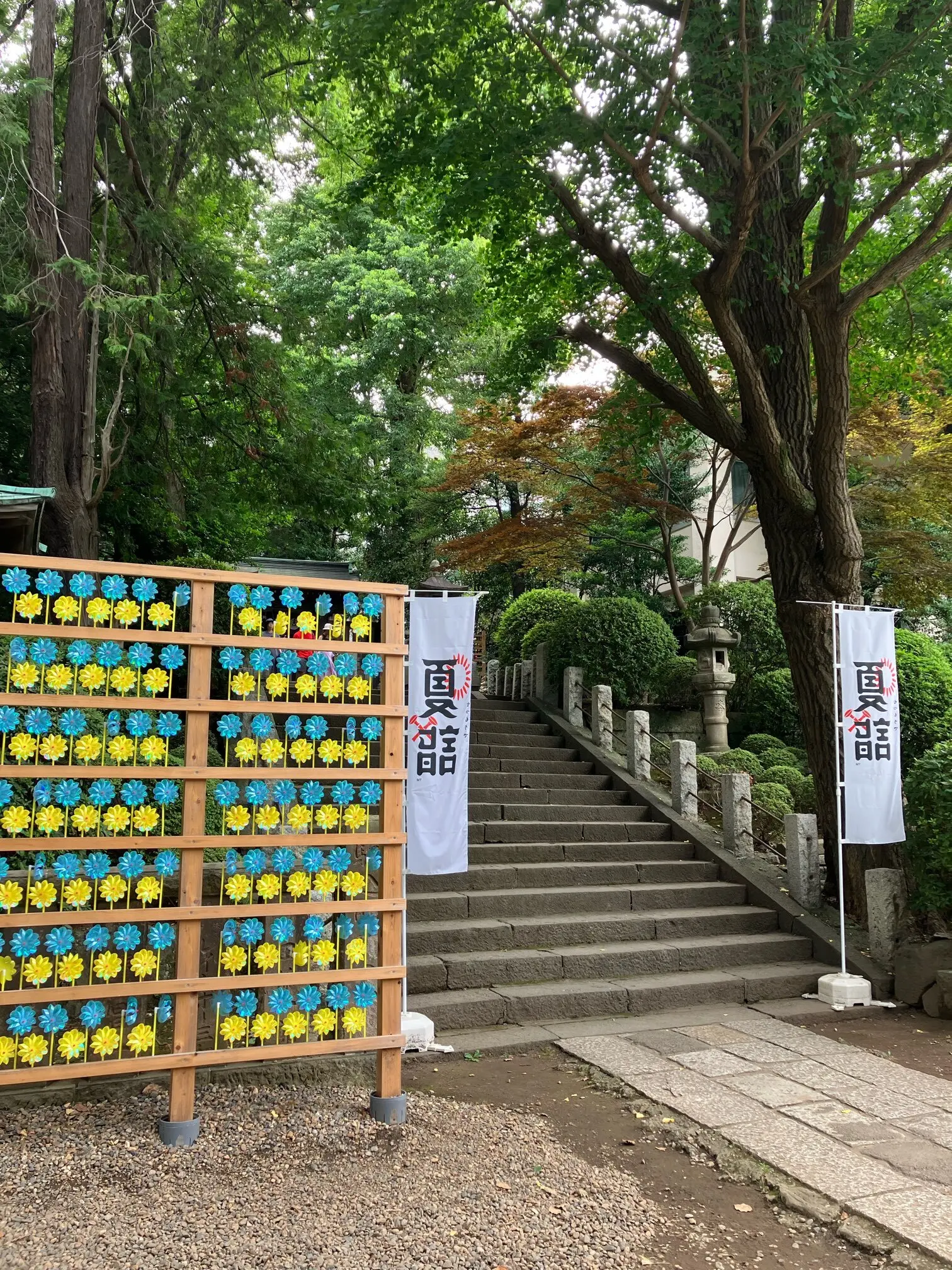 夏詣 根津神社 かざくるま祭り 千本鳥居 銭湯カフェ MIYANOYU 宮野湯 神社 御朱印 御朱印散歩 切り絵御朱印 カフェ MATCHA&ESPRESSO MIYANO-YU