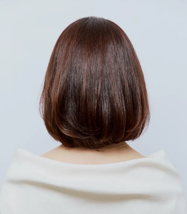 Webエクラ 後から見たボブヘアスタイル