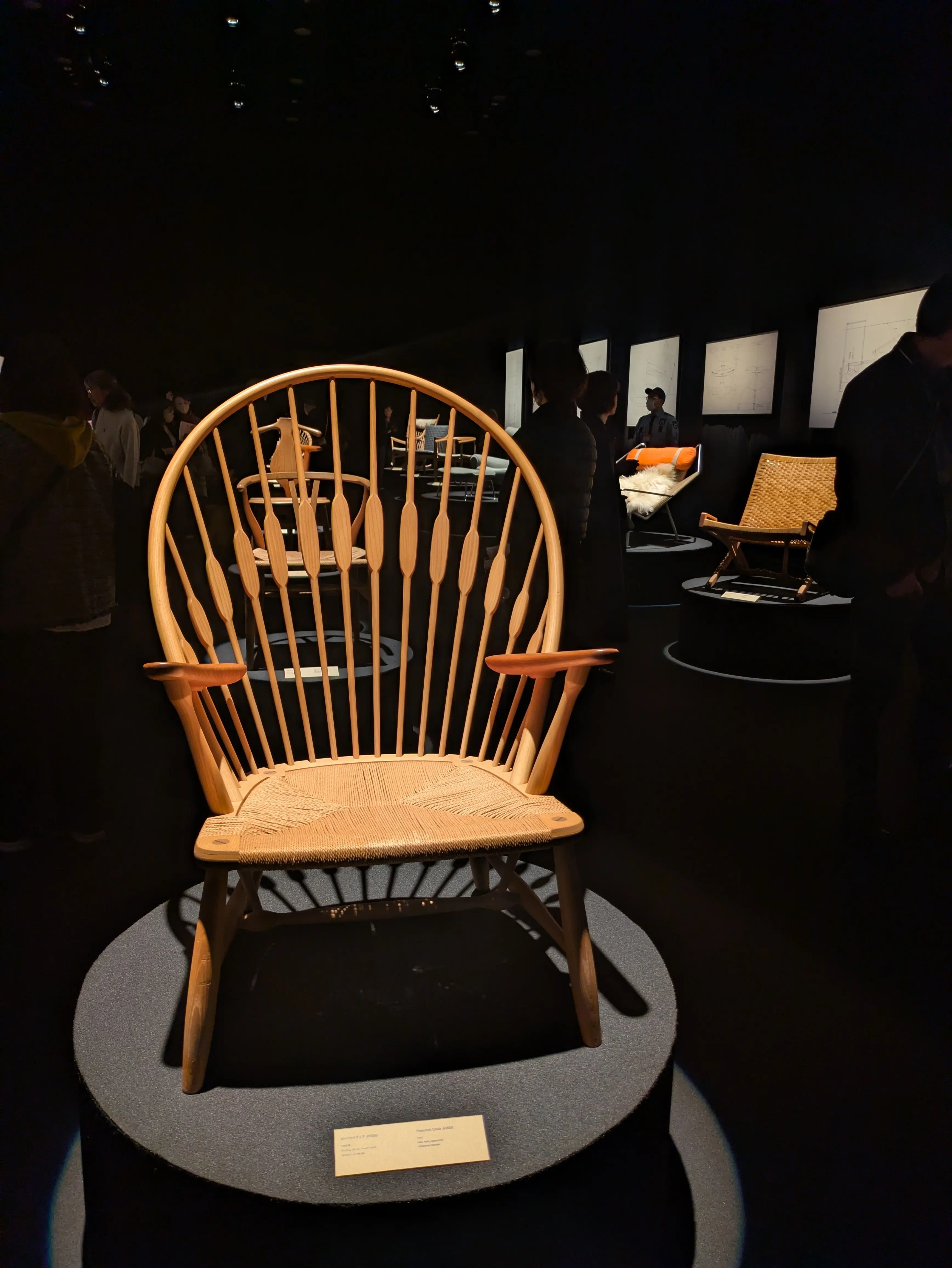 代表作の1つ、ピーコックチェア。