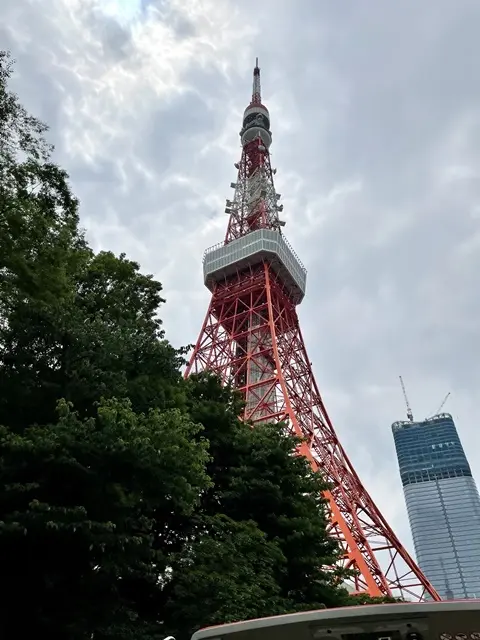 スカイバスから見える東京タワー