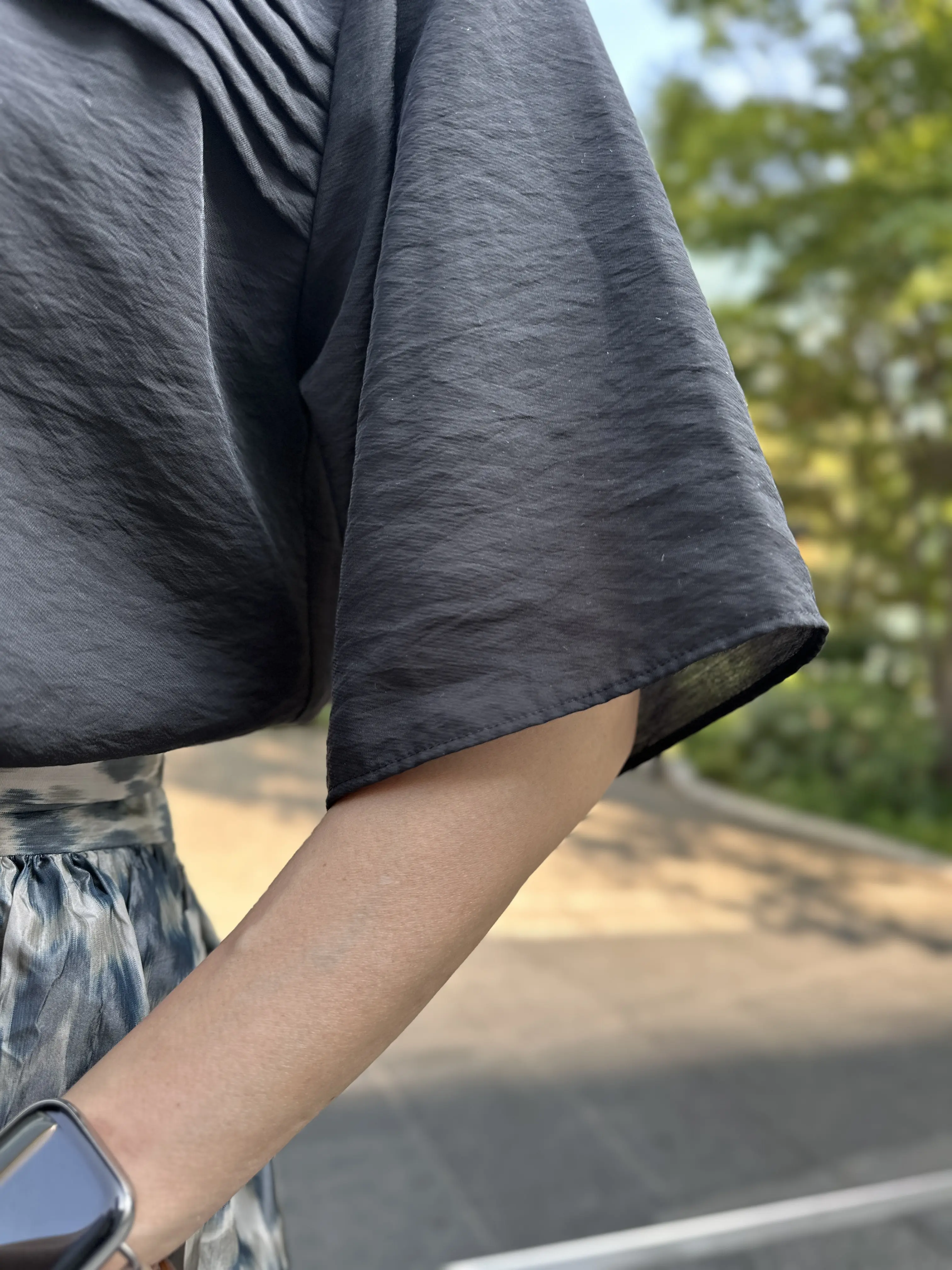 『E by eclat 』のシアーピンタックTブラウスを着回ししてみました_1_14