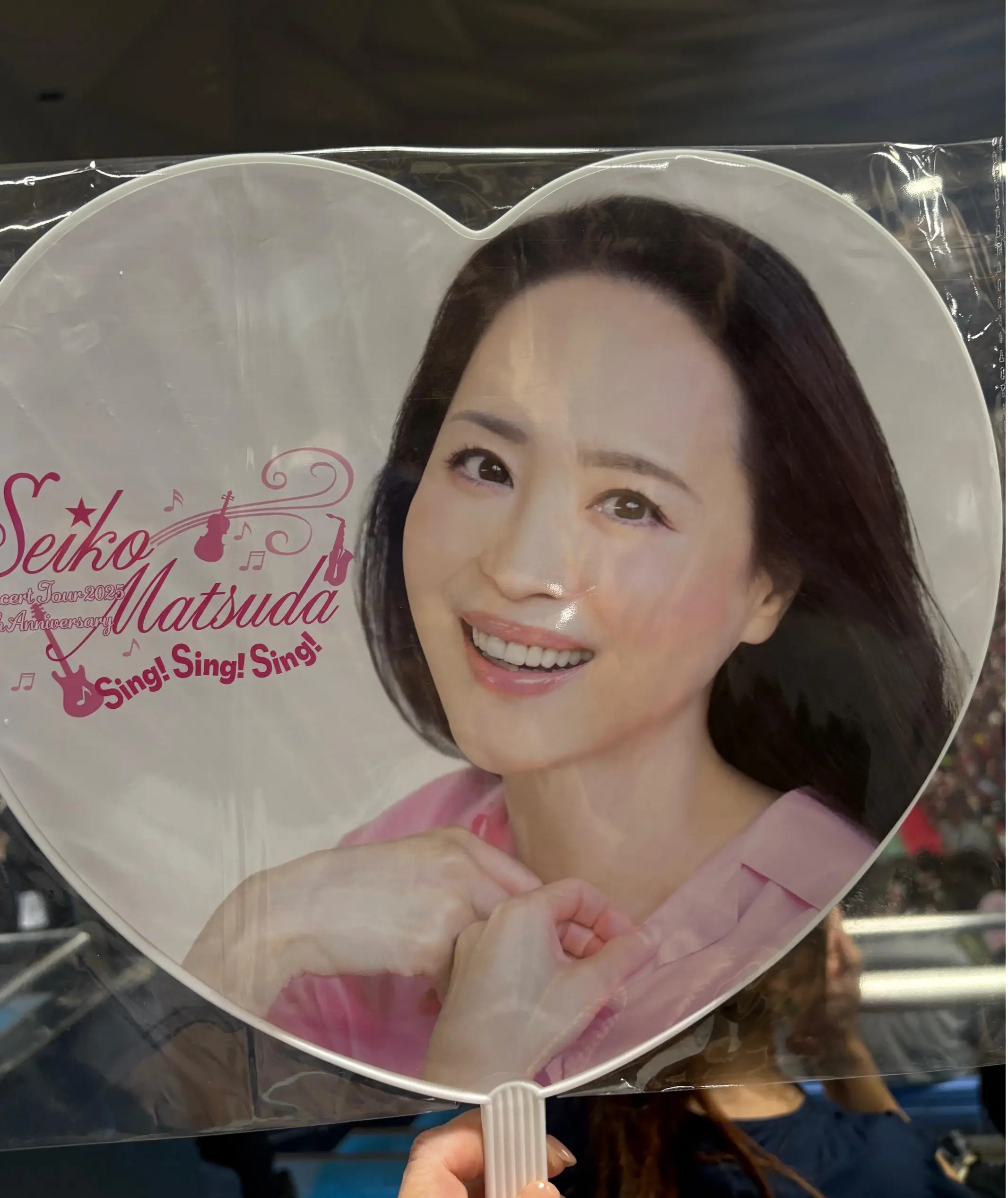 松田聖子　武道館コンサート　うちわ