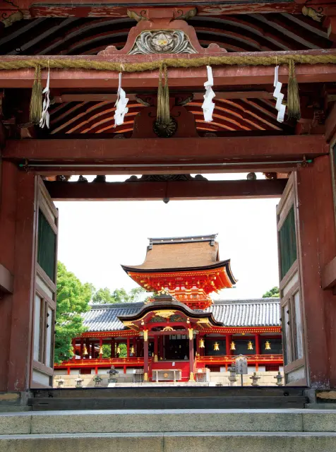 京都の皇室ゆかりの社寺　石清水八幡宮