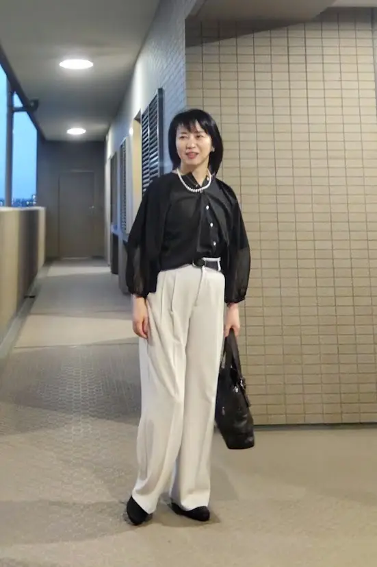 GUのワイドパンツで緑に囲まれた大手町ランチ_1_9