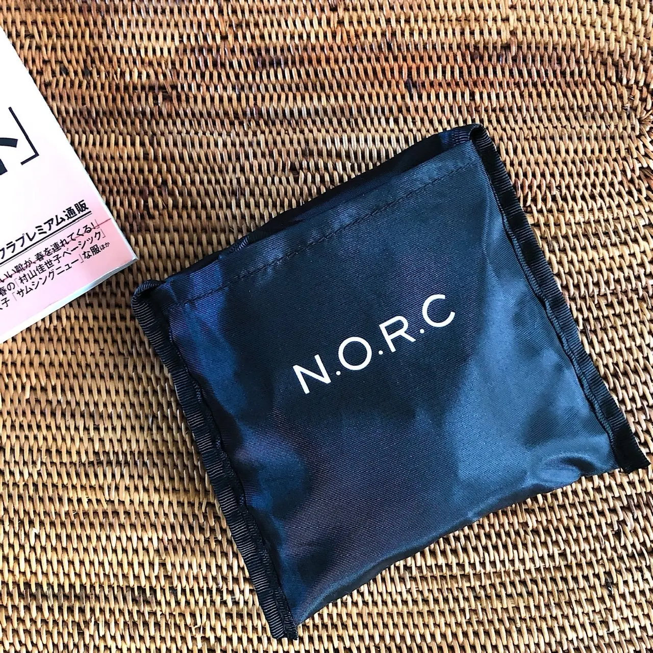 N.O.R.C×éclat 黒ショッパーBAG コーデ_1_4