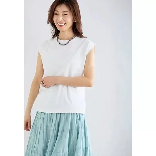 【50代 Tシャツ】気温28度、50代に似合うTシャツ10コーデ_1_5