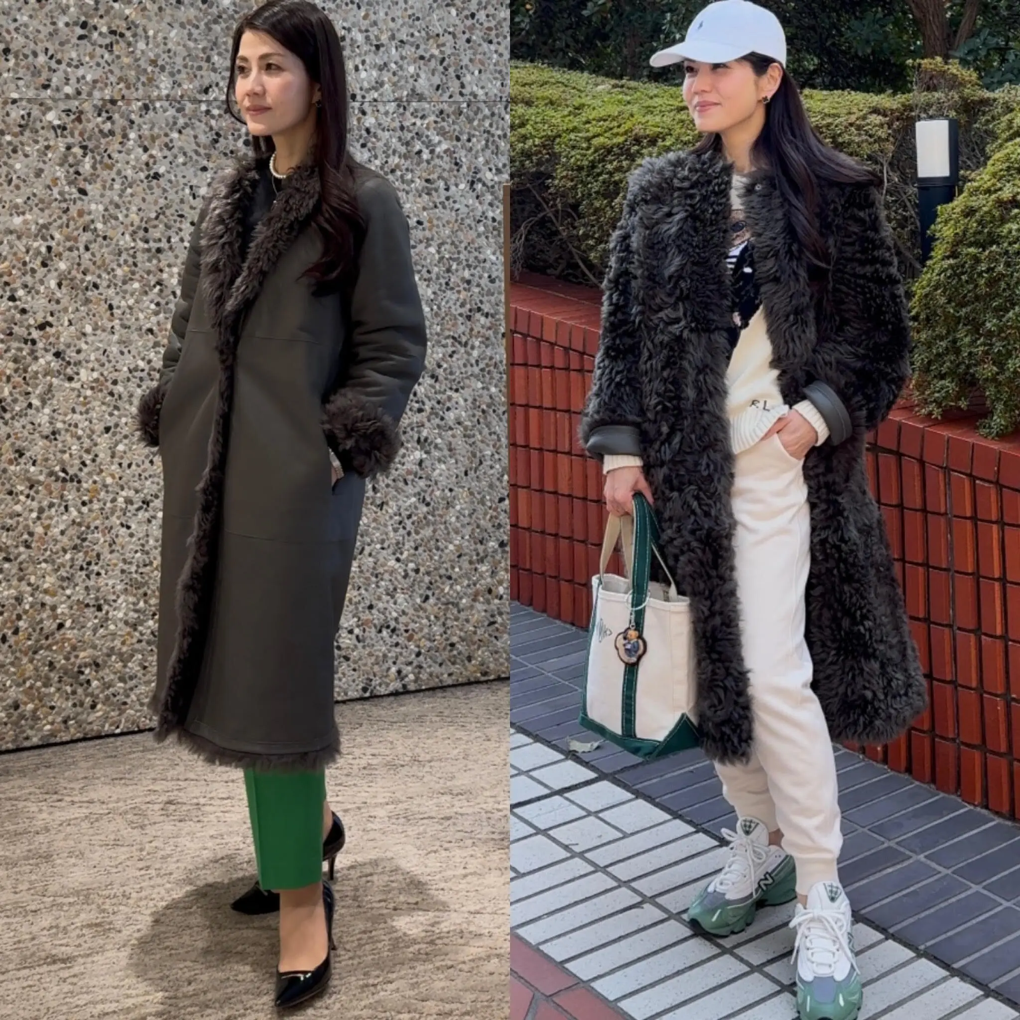 40代【無印良品】頼れる定番「黒ニット」でつくる、銀座カフェにも映える華やかパンツコーデ_1_11