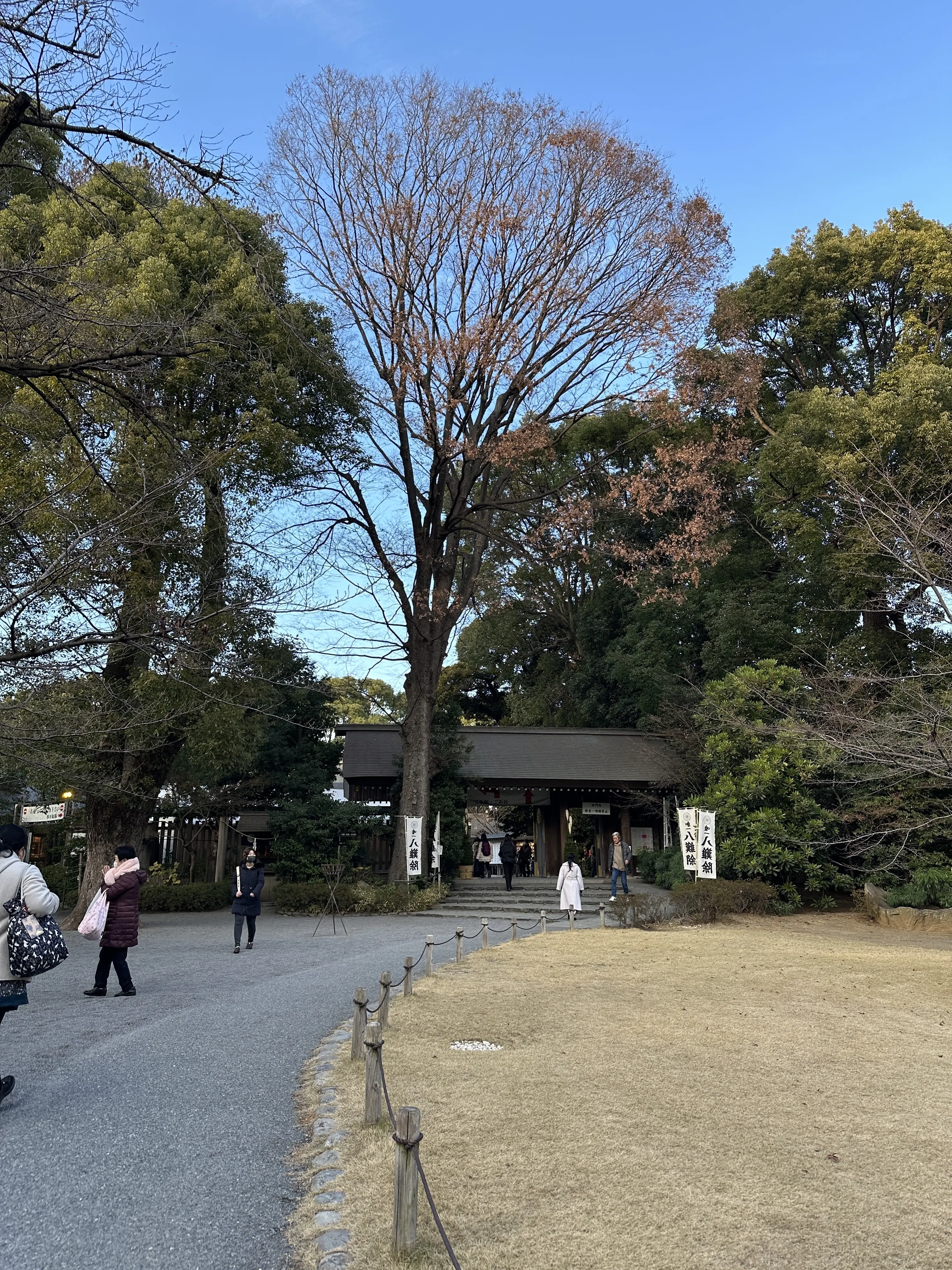 阿佐ヶ谷神明宮　年末詣　お参り　大晦日