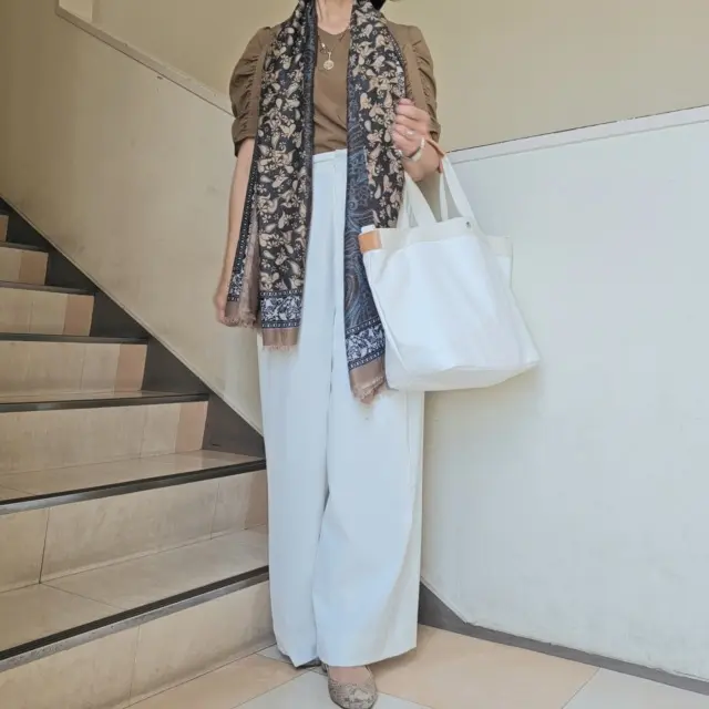 コーディネートで振り返る9月〜残暑は夏服+秋色で_1_6