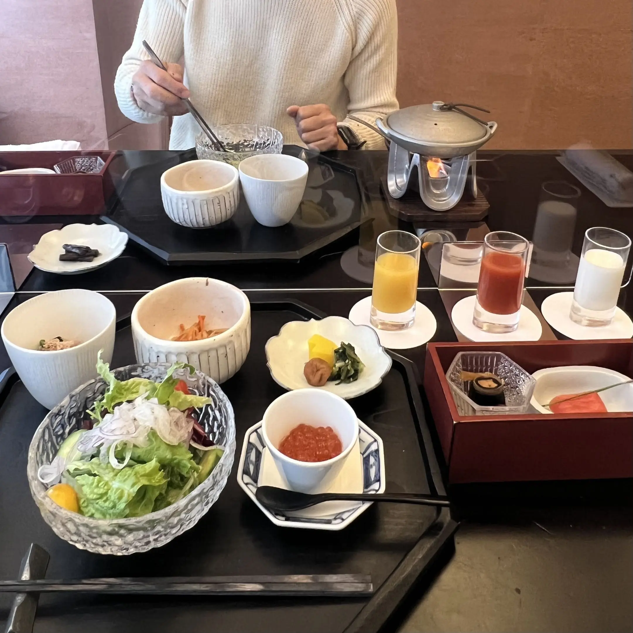 ニセコの宿　ニセコ昆布温泉 鶴雅別荘 「杢の抄」の朝食
