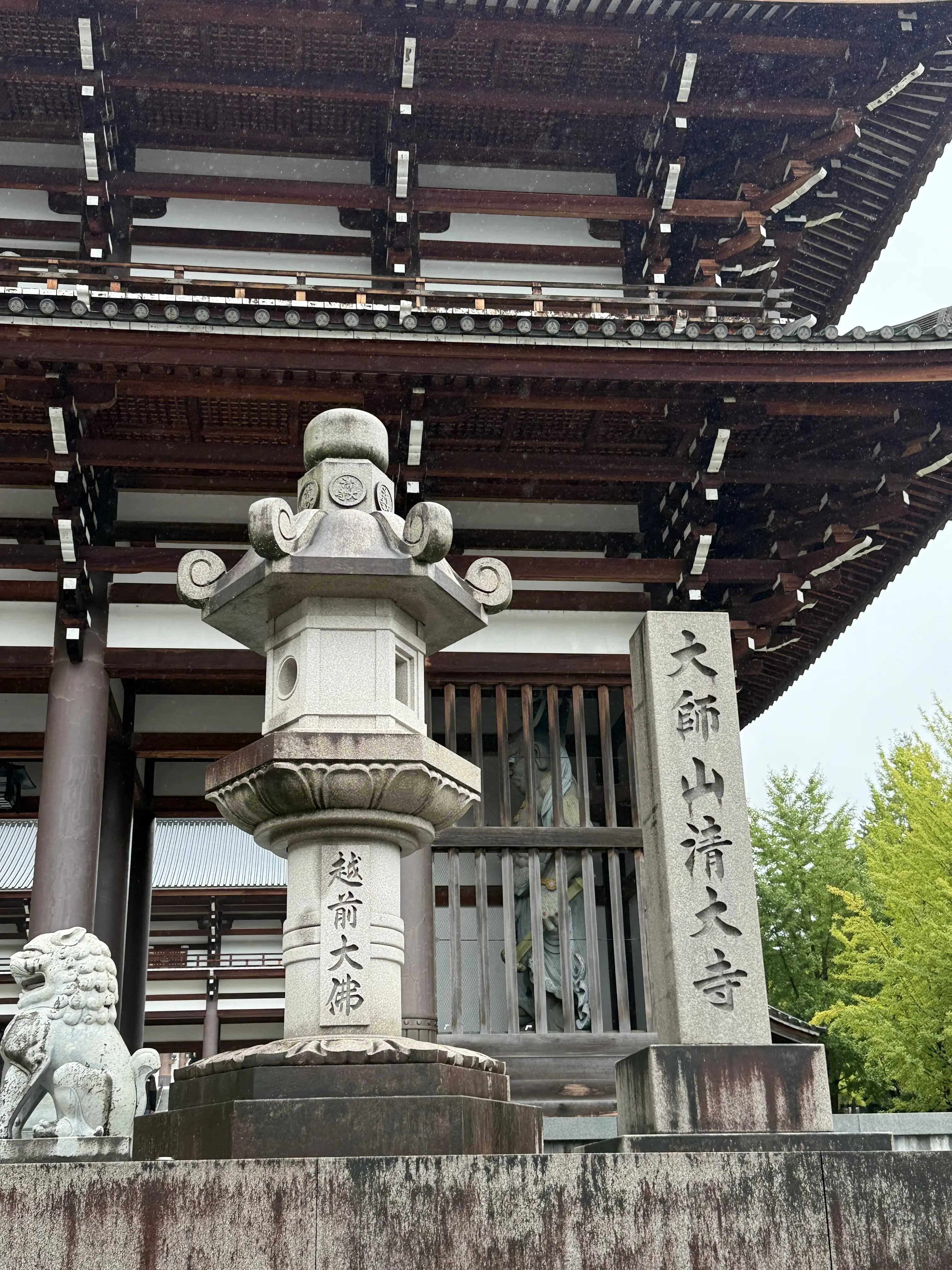 福井県　勝山市　大師山清大寺　越前大仏　五重の塔　福井観光　非日常スポット　観音様　大師山清大寺