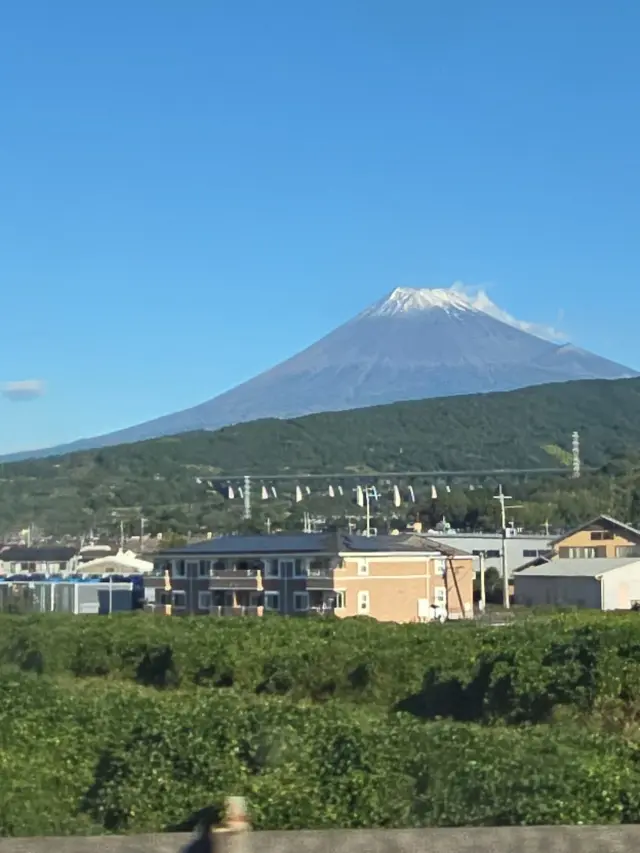 車窓からの富士山