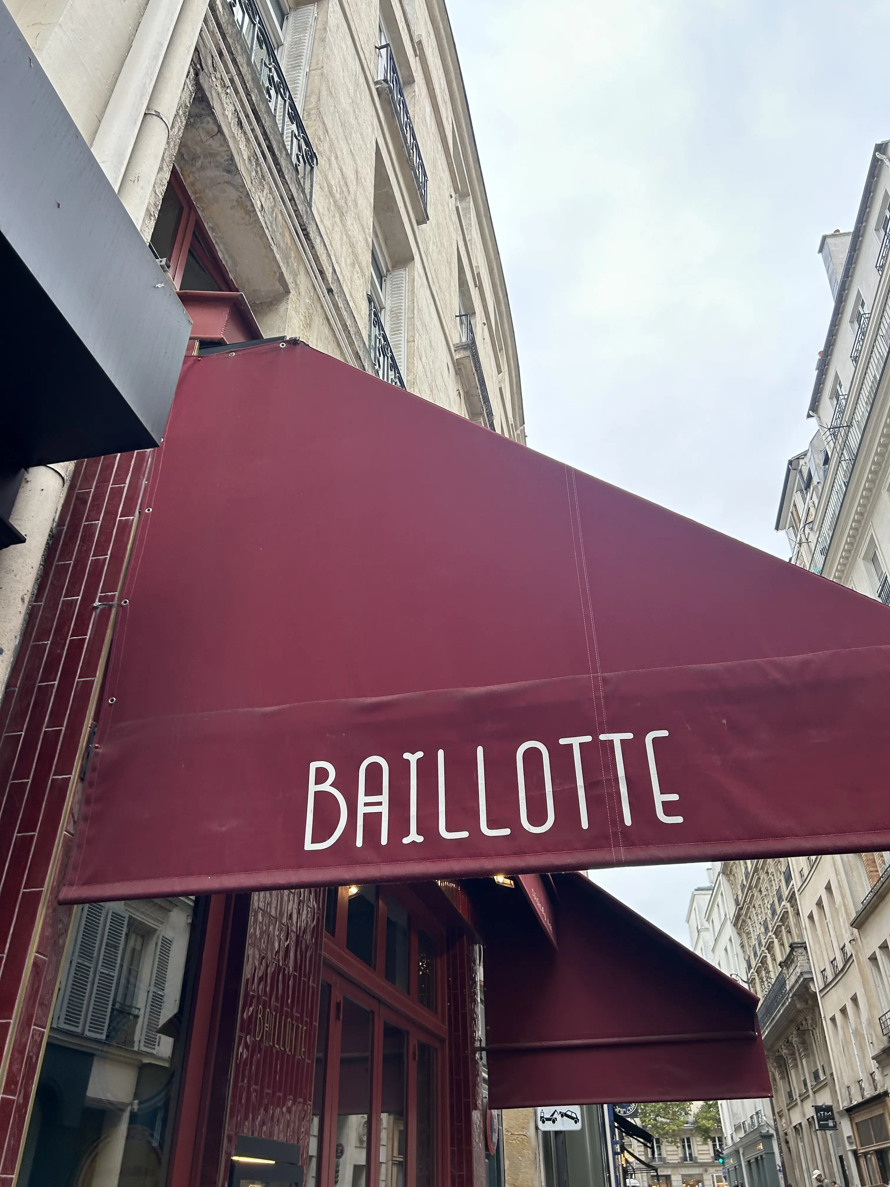 パリ　サン＝ジェルマン　ランチ「BAILLOTTE」