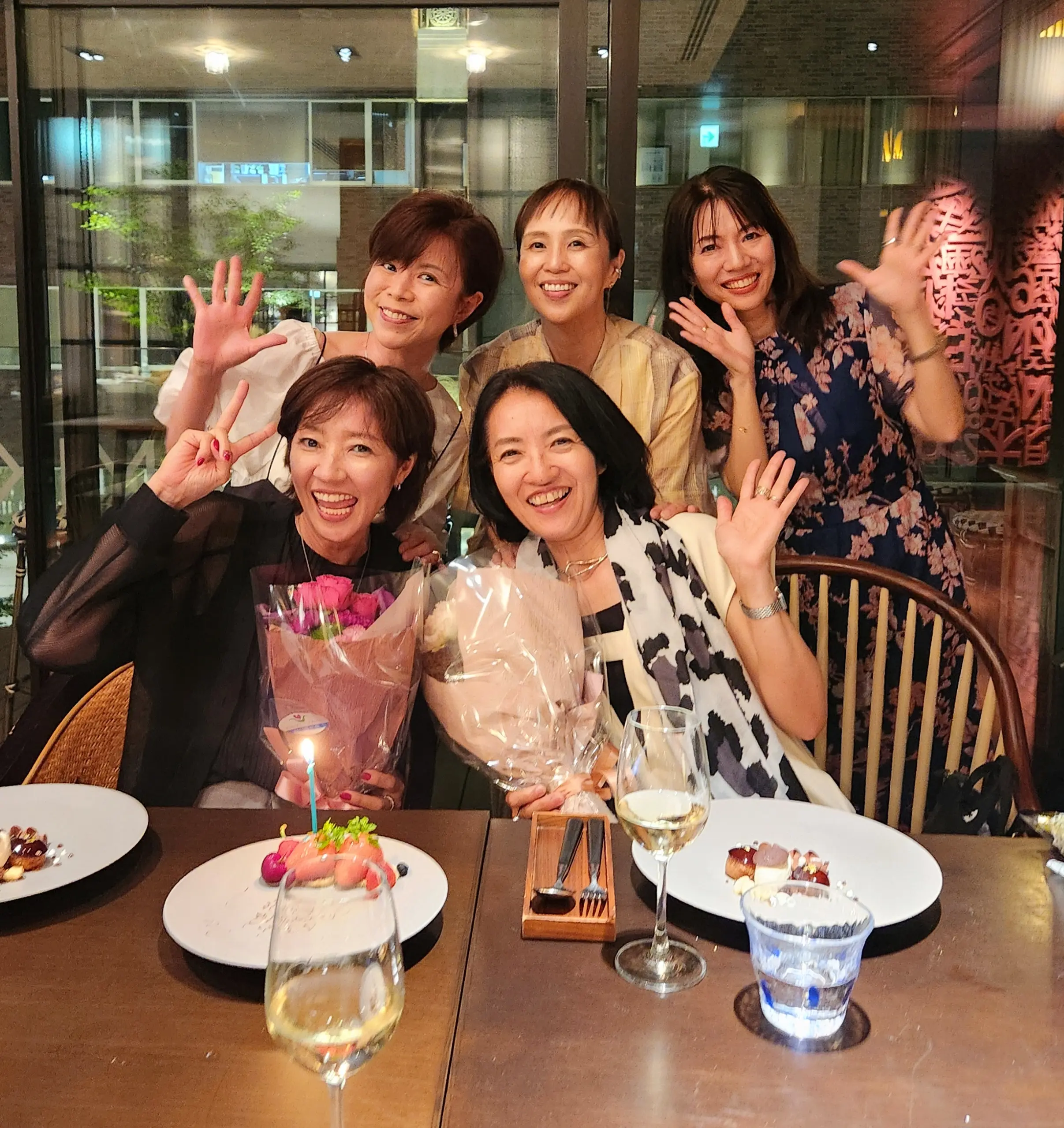 銀座のホテルレストランでお誕生日のお祝いディナー_1_1