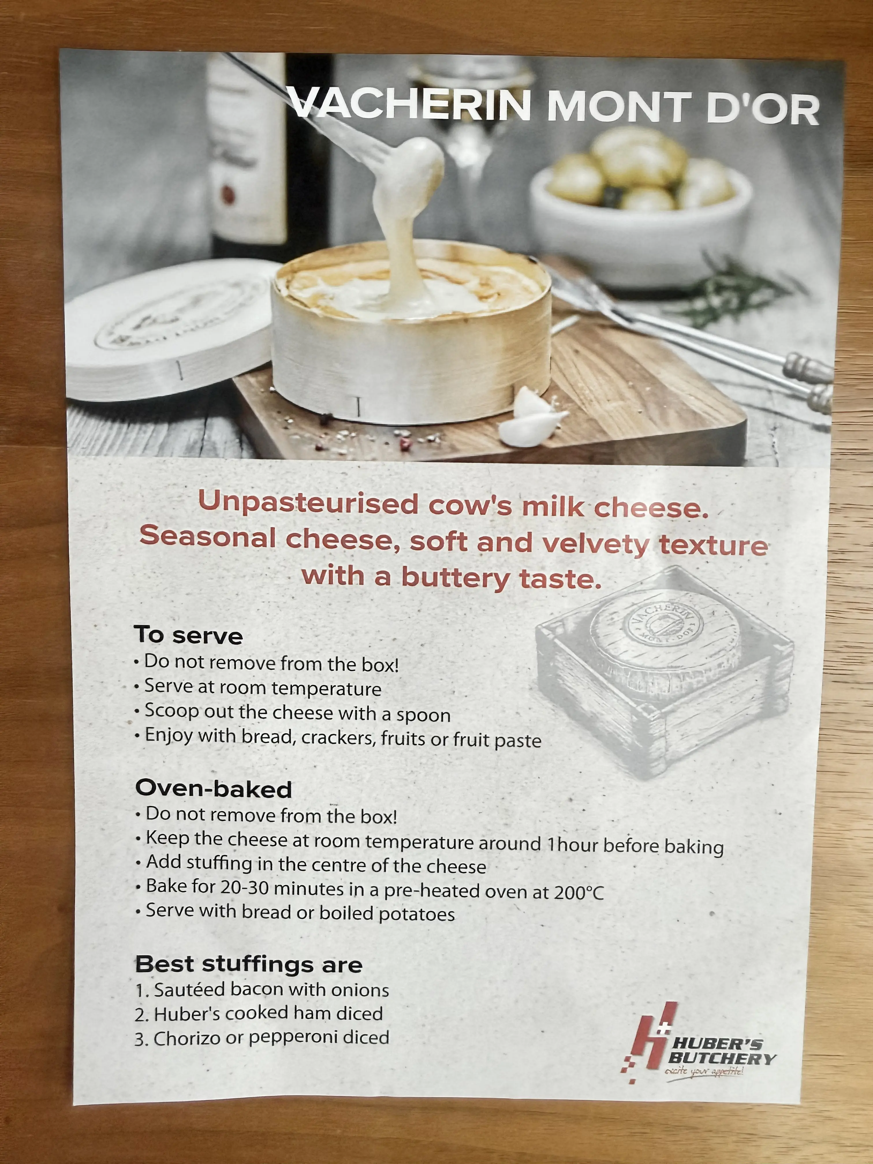 モンドールのちらし