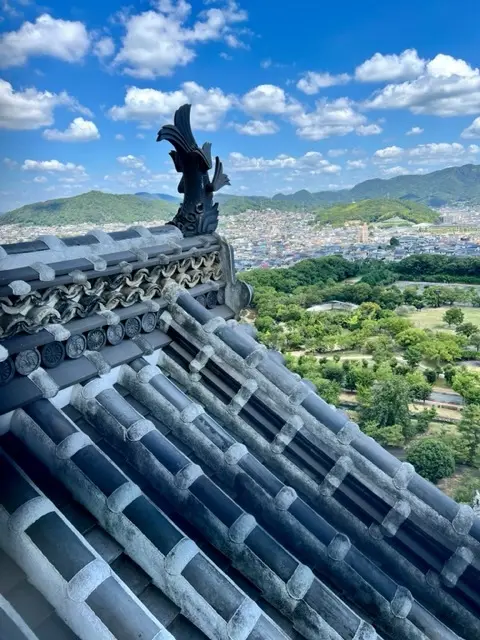 姫路城からの眺め